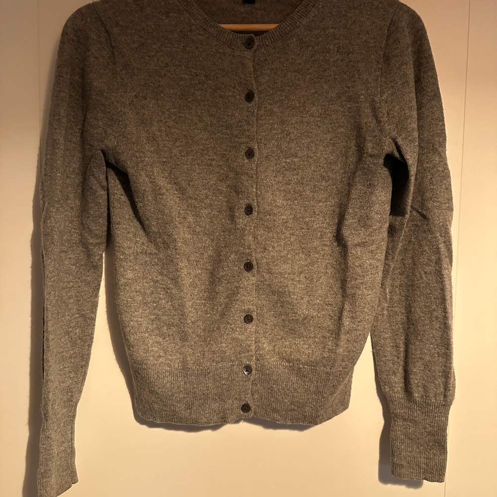 J. Crew Charcoal Cashmere Sweater